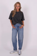 Boxy tee washed