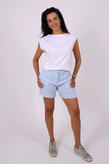 Calli top white
