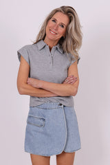 Sida polo top