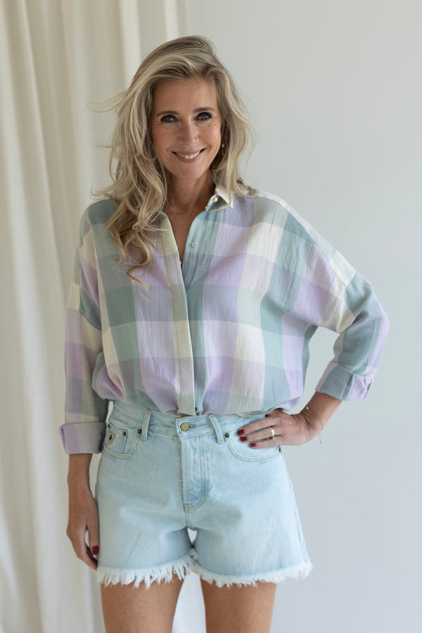 Delima blouse sage