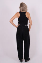 Rib tank black sparkle