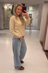 Lulu o-neck knit birch