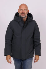 Beurnie coat coal green