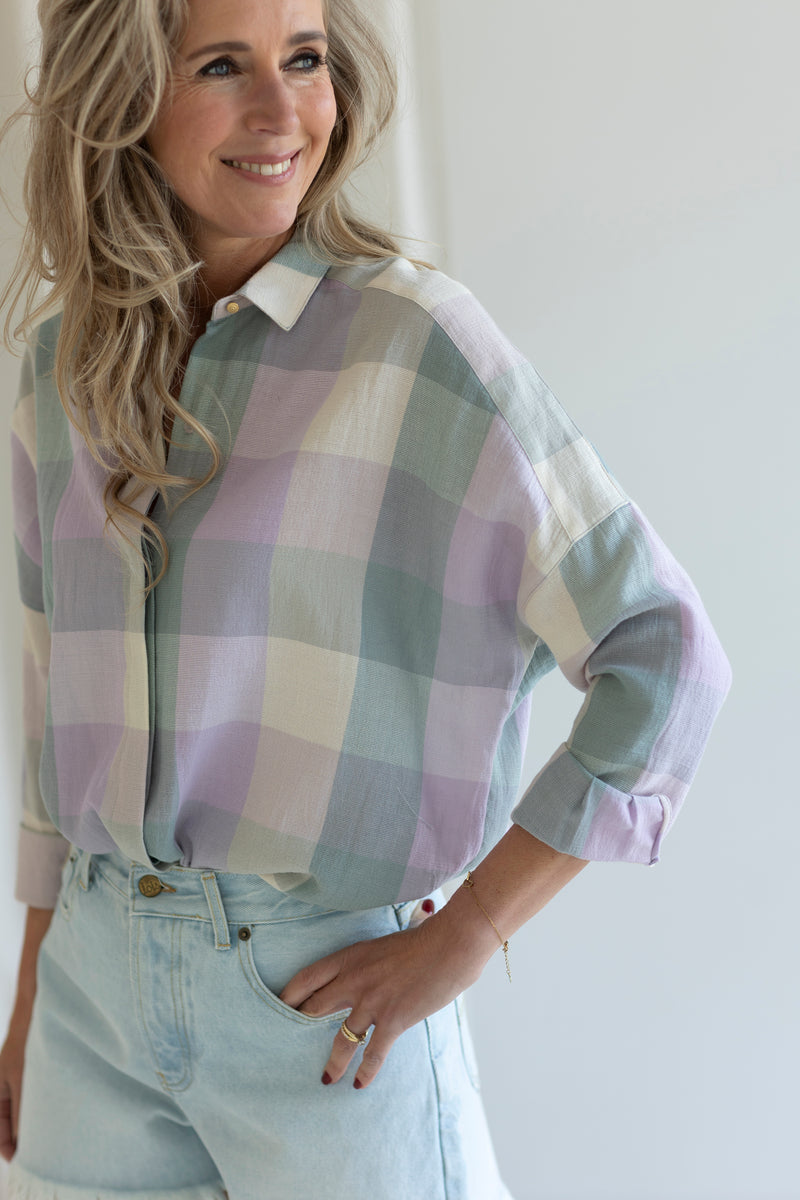 Delima blouse sage