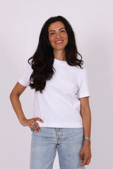 Essential boxy tee white
