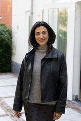 Zenia leather jacket