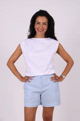 Saiben shorts light blue