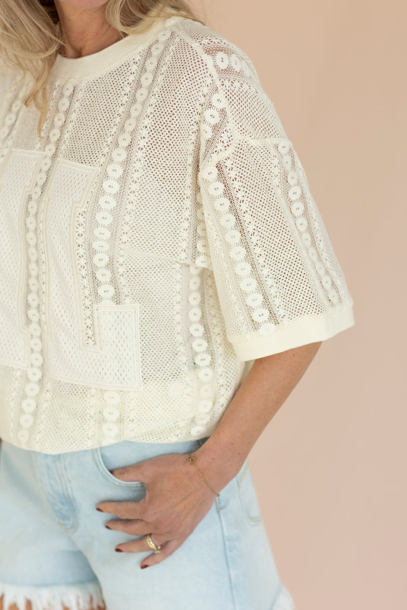 Lace team tee