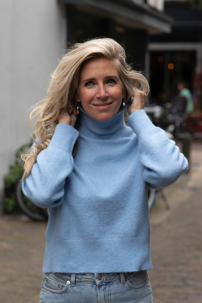 Nola knit blue