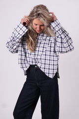 Oshia blouse check