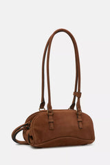 Satchel suede bag small