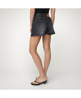 Sandra denim shorts black
