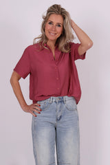 Samina blouse dry rose
