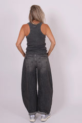 Jimi barrel jeans grey