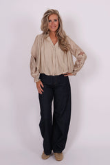Delin blouse beige