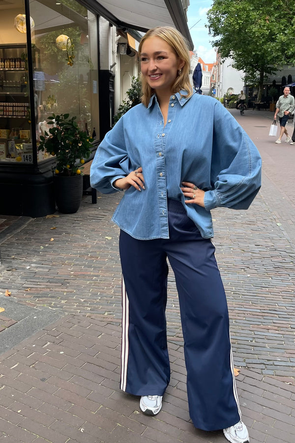 Moyala denim blouse