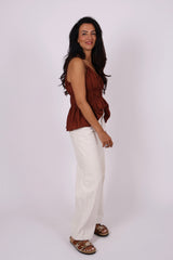 Drew barrel jeans offwhite
