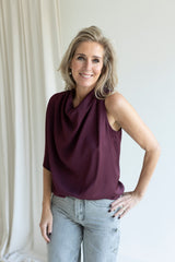 Laurina one shoulder top