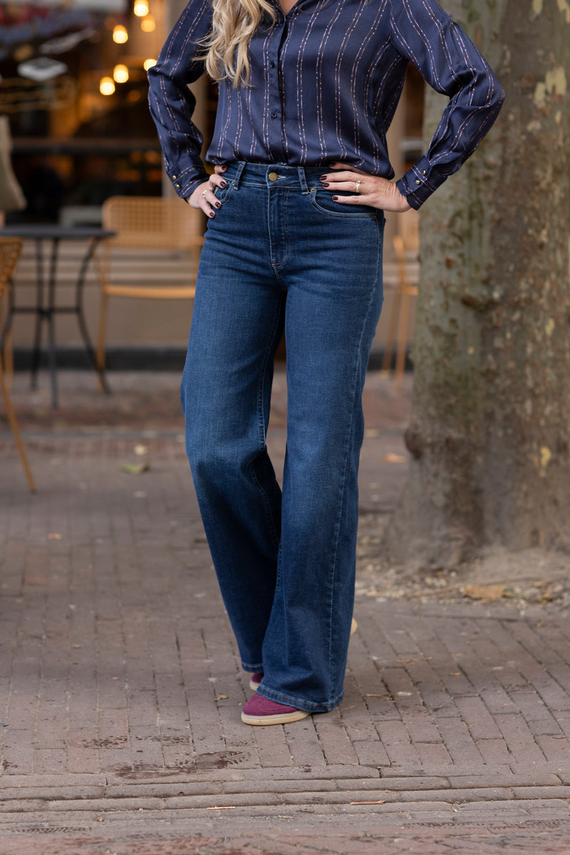 Palazzo dark blue
