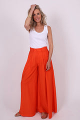 Aura skirt pant flame