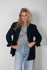 Premiere oversized blazer navy