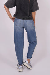 Amber stud balloon jeans