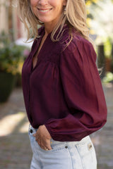 Taffy smock blouse