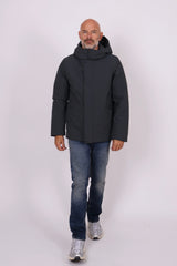 Beurnie coat coal green
