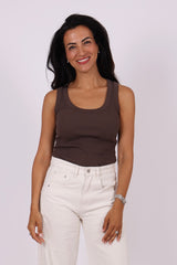 Tavira top brown