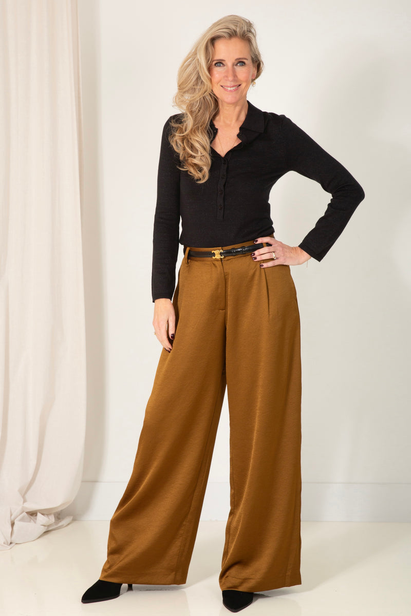 Provenco pants bronze