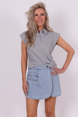 Sida polo top