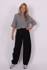 Callia barrel pants black