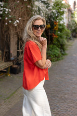 Mina blouse flame