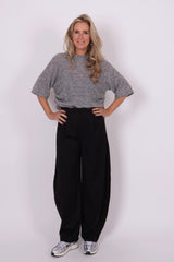 Callia barrel pants black