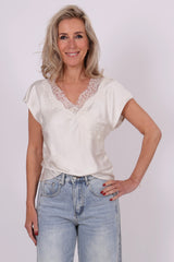 Idun lace top white