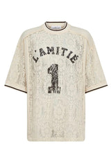 Football lace tee