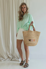 Genevie blouse mint