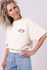 Sloane sweat offwhite
