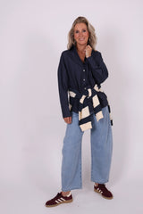 Hailey blouse navy