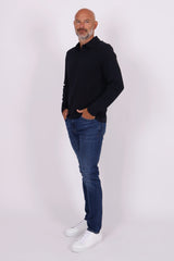 Luke stretch polo navy