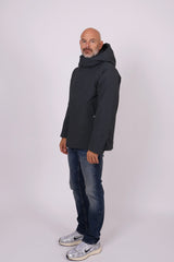 Beurnie coat coal green