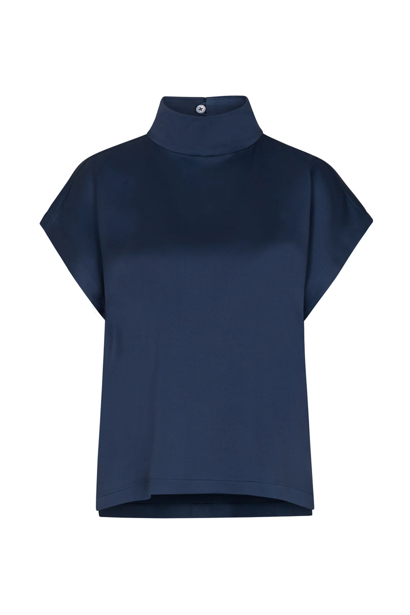 Alaria top dark blue