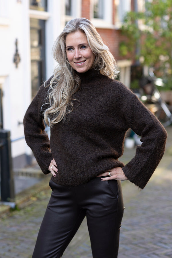 Gabrielle knit brown