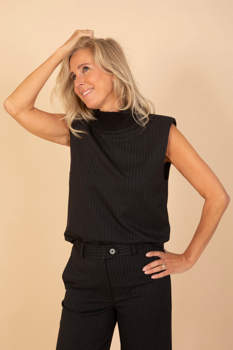 Ida pinstripe top