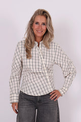 Biso check blouse