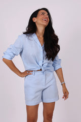 Saiben blouse light blue