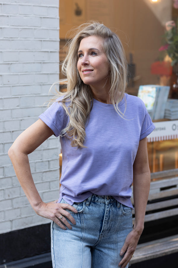 Albano t-shirt lavender