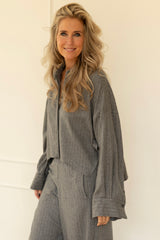 Oshia blouse pinstripe