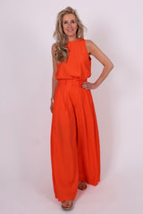 Aura skirt pant flame
