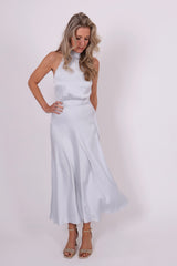 Rheo dress gray dawn